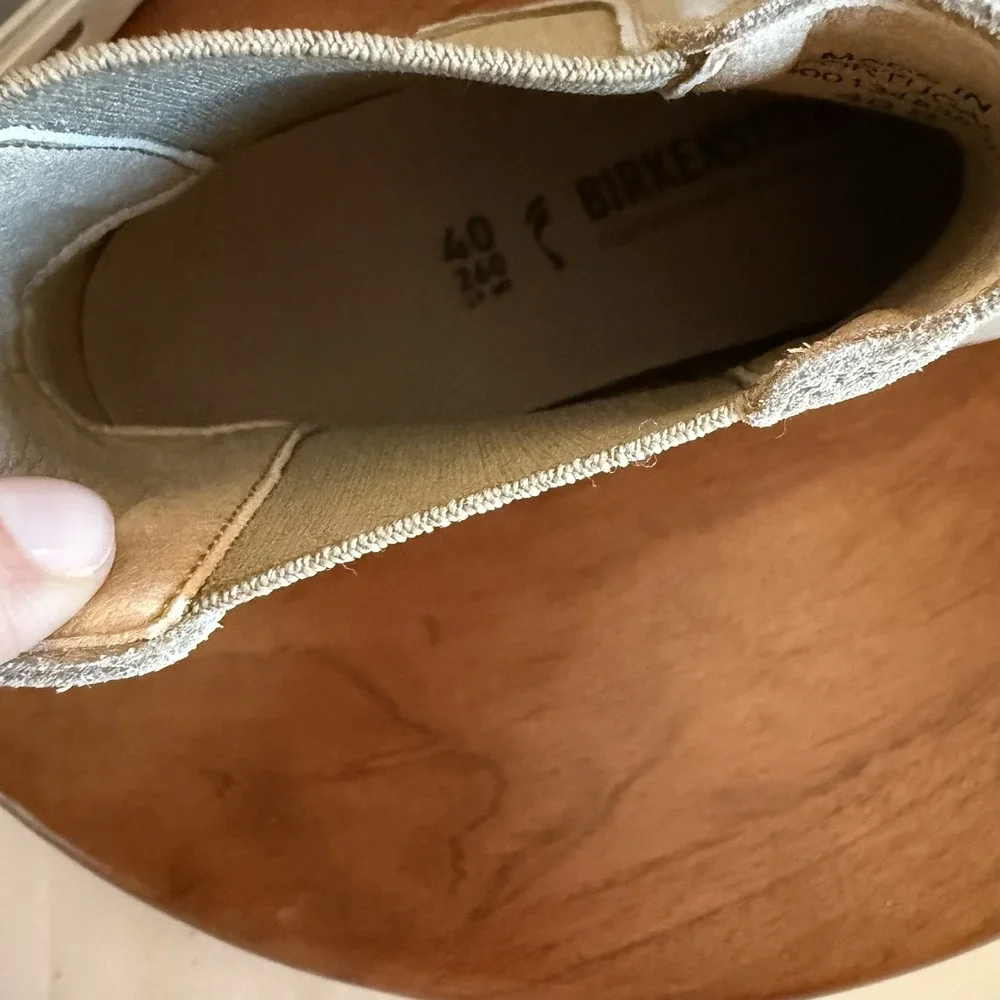 Birkenstock Bend‎ Chelsea Suede Leather Taupe Eu Size 40/W9-9.5 Medium/Narrow